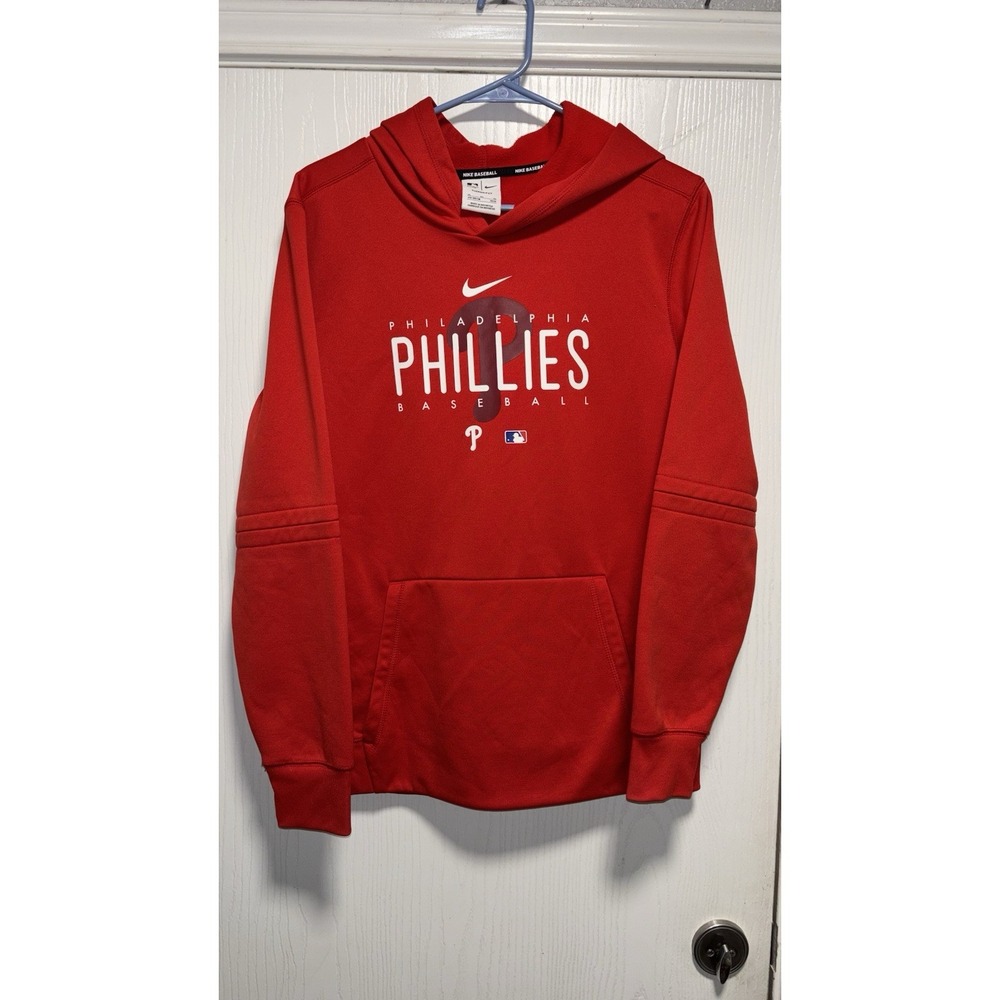 Nike Philadelphia Phillies Authentic Collection Youth Fleece Performance Hoodie